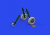 Eduard 624004 Spitfire Mk. IX wheels 5spoke AIRFIX 1/24